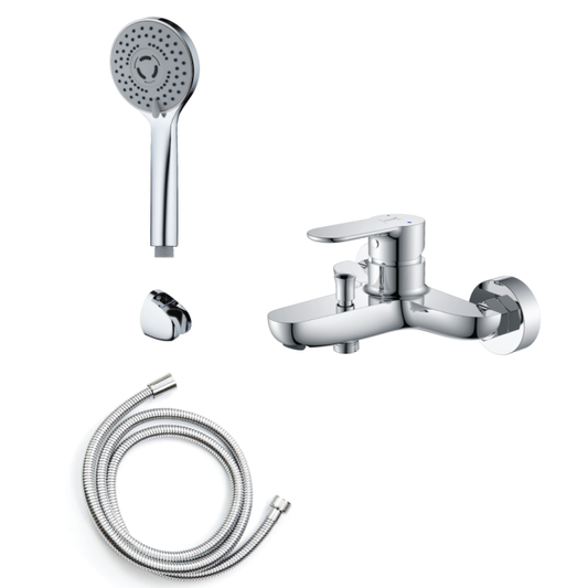 BATH MIXER WITH HAND SHOWER | Made in Italy