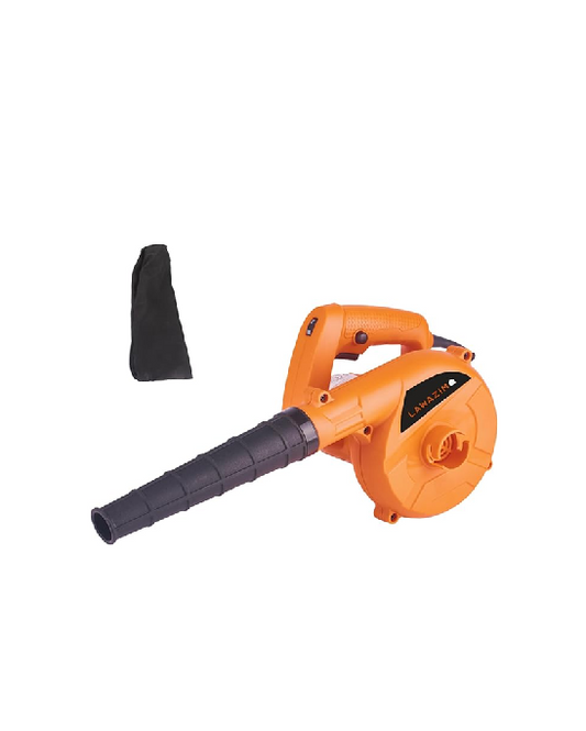 Variable Speed Electric Blower - 600W - Electric Leaf Vacuum with Dust Bag, Powerful Dust Clearing Tool - Ideal for Home, Garden, Lawn, Yard, and Outdoor Use