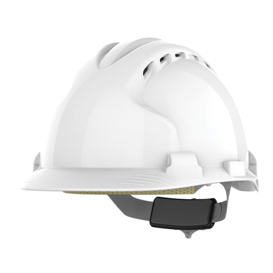 Safety Helmet heavy duty - Vented - White