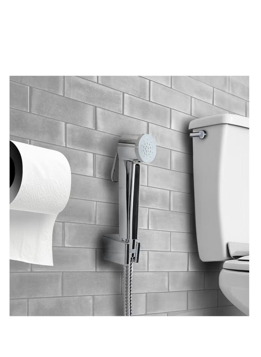 Sanitary Comfortable Portable Bidet Sprayer for Toilet, Stainless Steel Bathroom Diaper Sprayer for Kitchen, Muslim Shower, Adjustable Water Pressure, Easy to Install and Self Clean